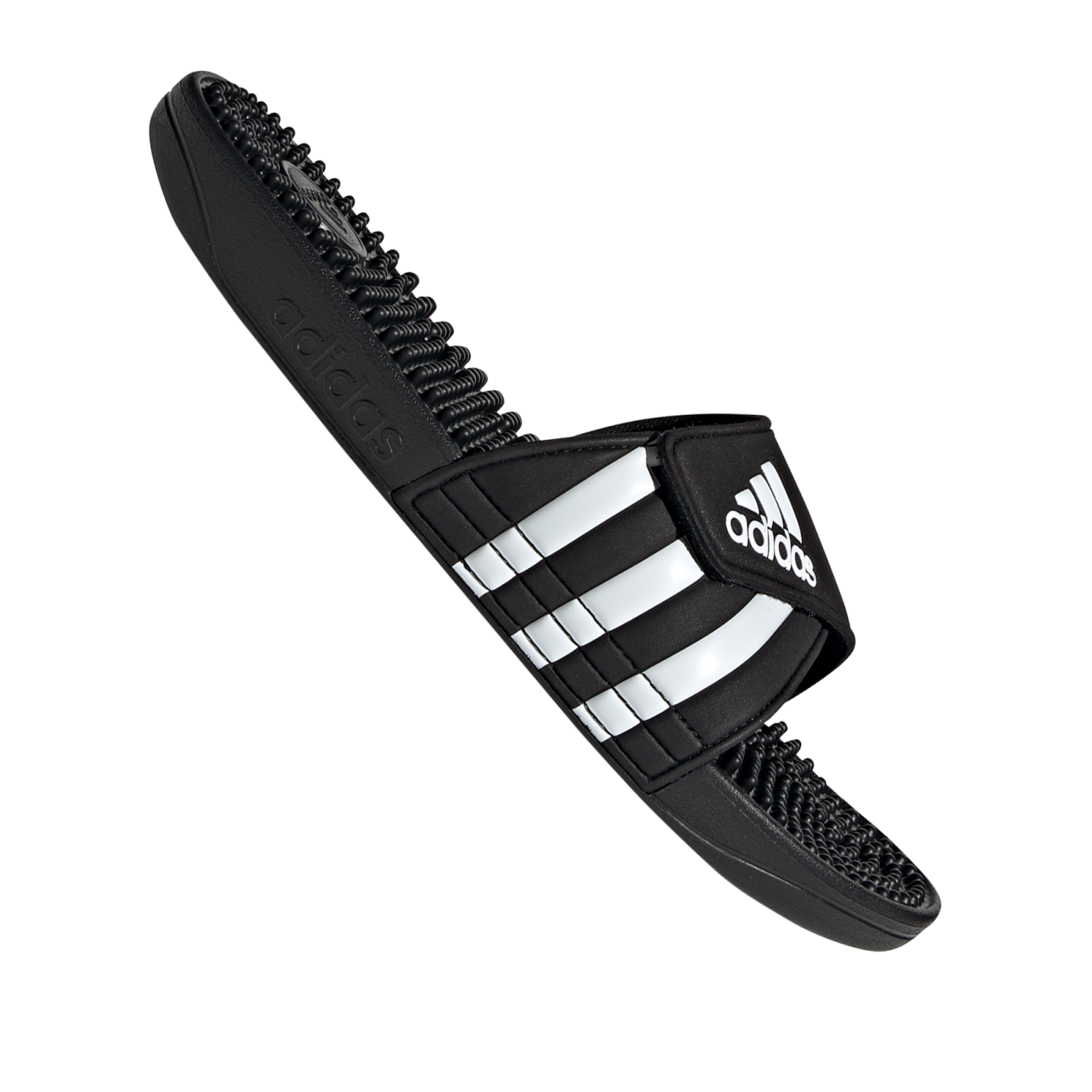 adidas Adissage Badelatsche Schwarz Weiss
