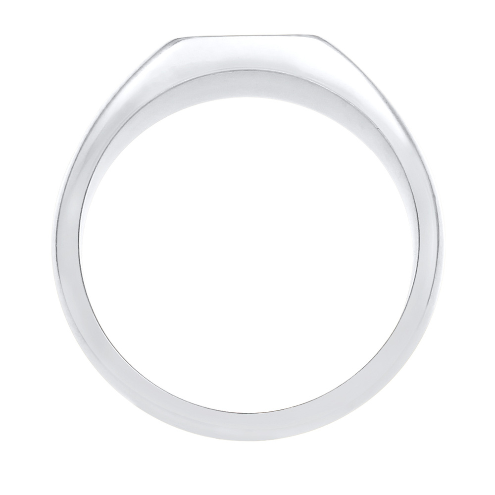 Elli Elli Bague Bague de dame en émail rectangulaire classique en argent sterling 925 Bague