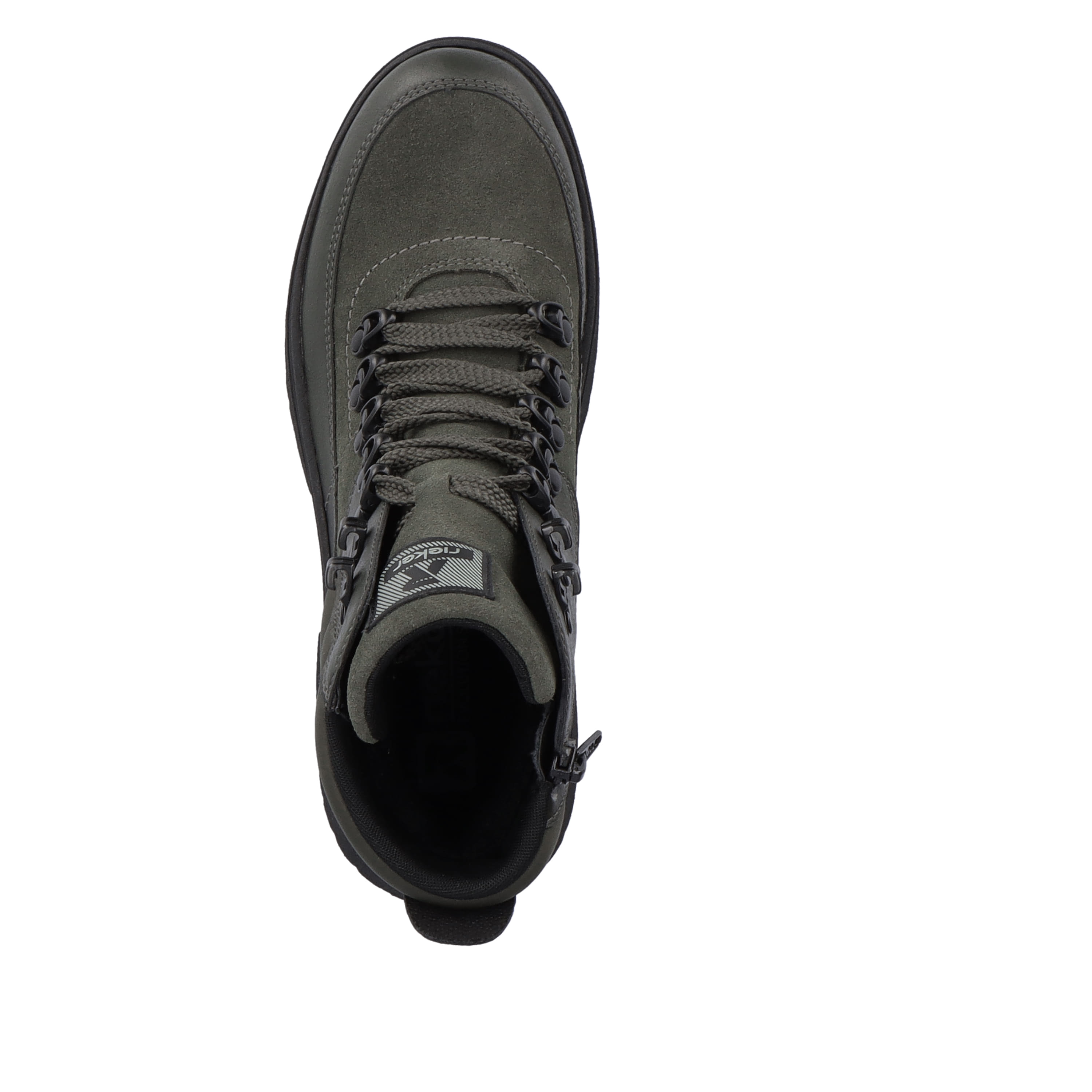 Rieker Damen Schnürstiefel army-green black