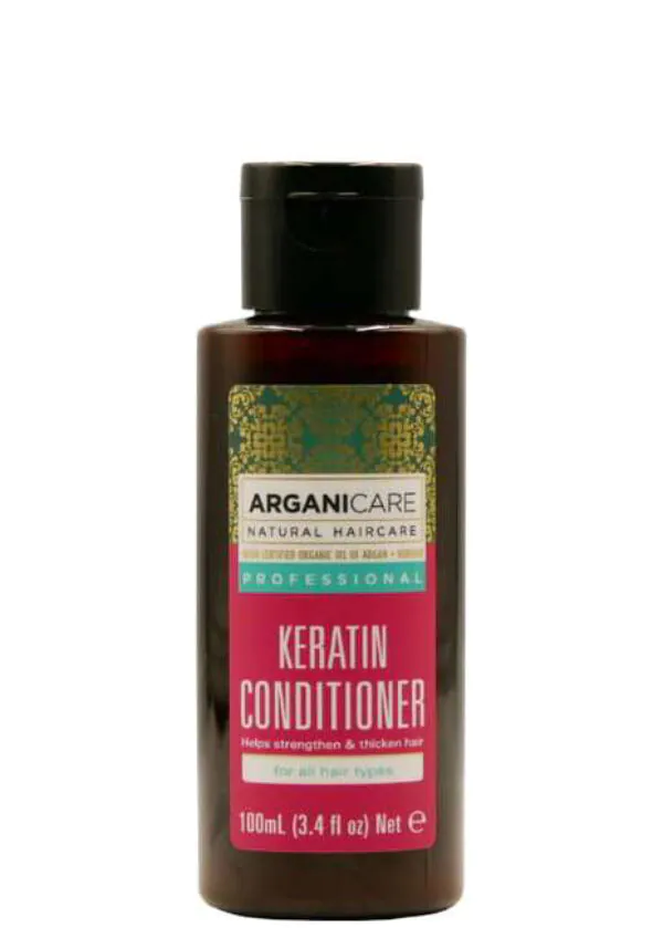 Arganicare Keratin Hårbalsam, Rejsestørrelse 100 ml
