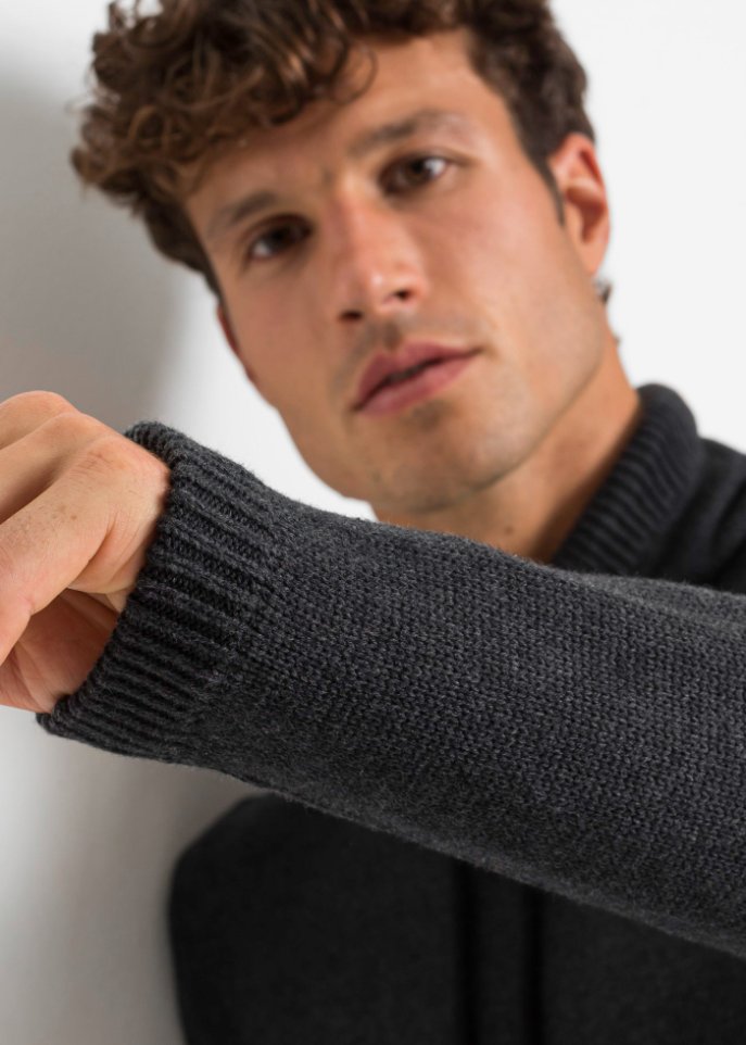 Pullover mit Schalkragen