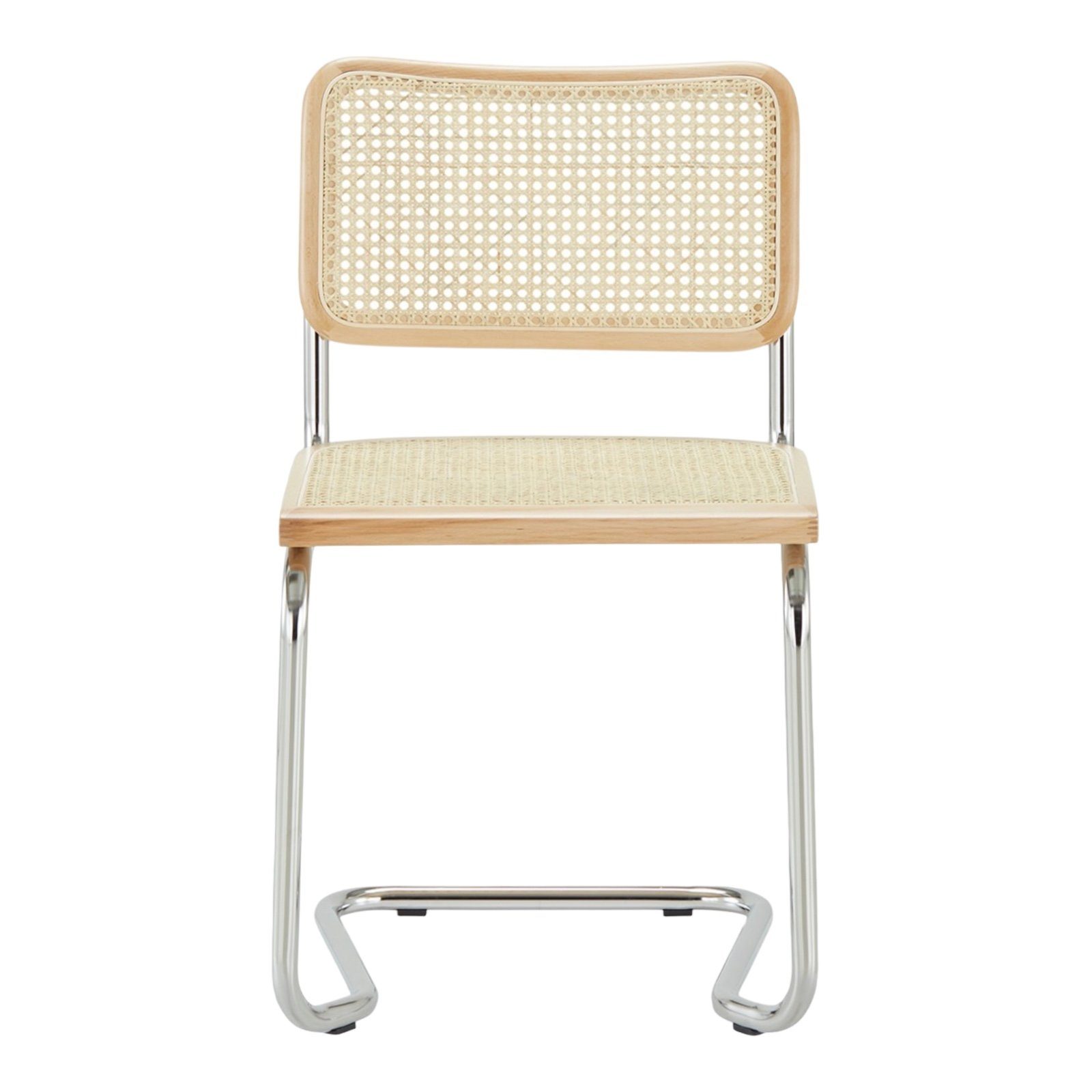 k-hometrends Freischwinger Moderner Schwingstuhl KADEN, 47x82x50cm, 2er Set