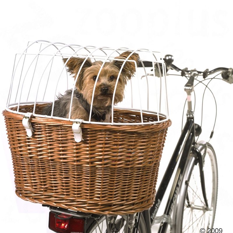 Aumüller Hunde-Fahrradkorb mit Schutzgitter