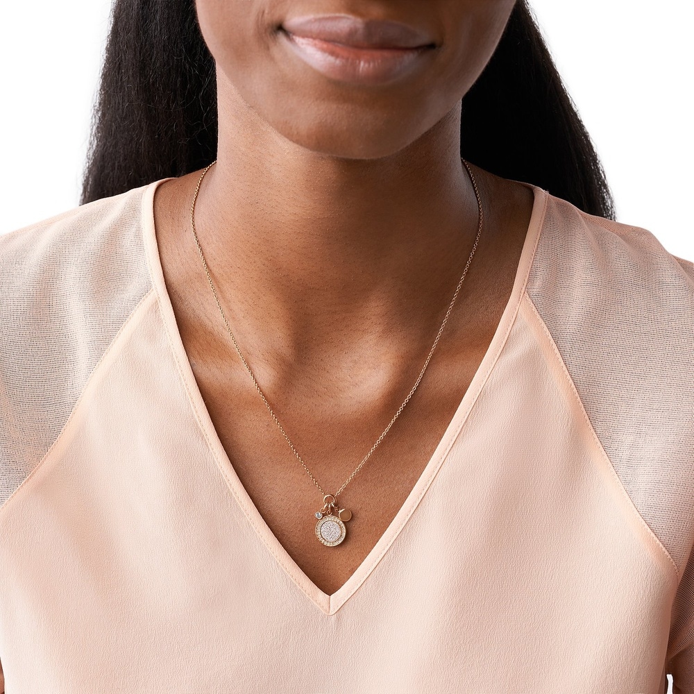 Fossil Chaînette Acier inoxydable collier