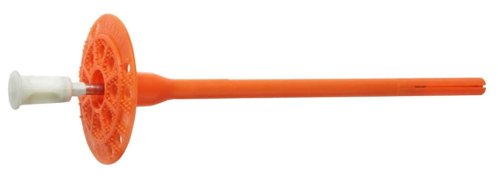 Clou isolant à pointe 054913 8 x 255 / 220 ISO-N en acier, lot de 100 pièces