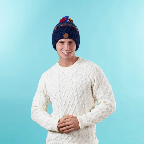 Navy Blue Bamboo Fleece - Navy Blue Fleece