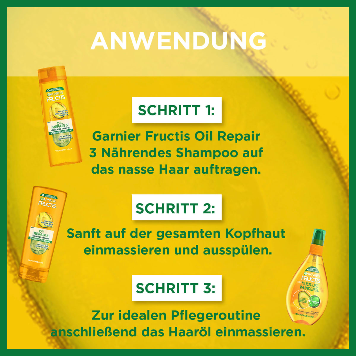 Pflegespray Oil Repair 3 Duo-Effekt, 150 ml