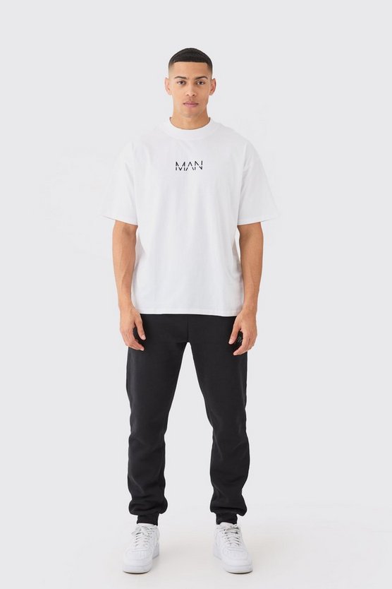 Oversize Basic Man-Dash T-Shirt