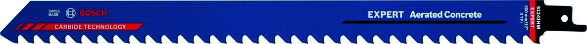 Bosch Blauw Accessoires 2608900412 Expert âAerated Concreteâ S 1241 HM reciprozaagblad 10-delig