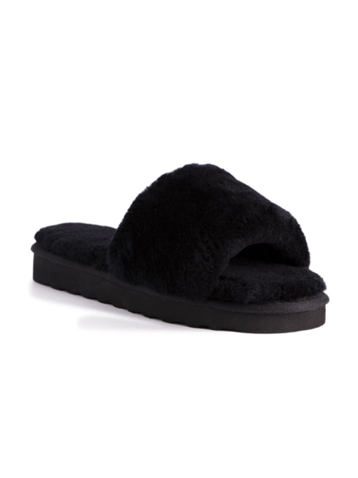 Aus Wooli Slipper Rosebay in Black günstig kaufen