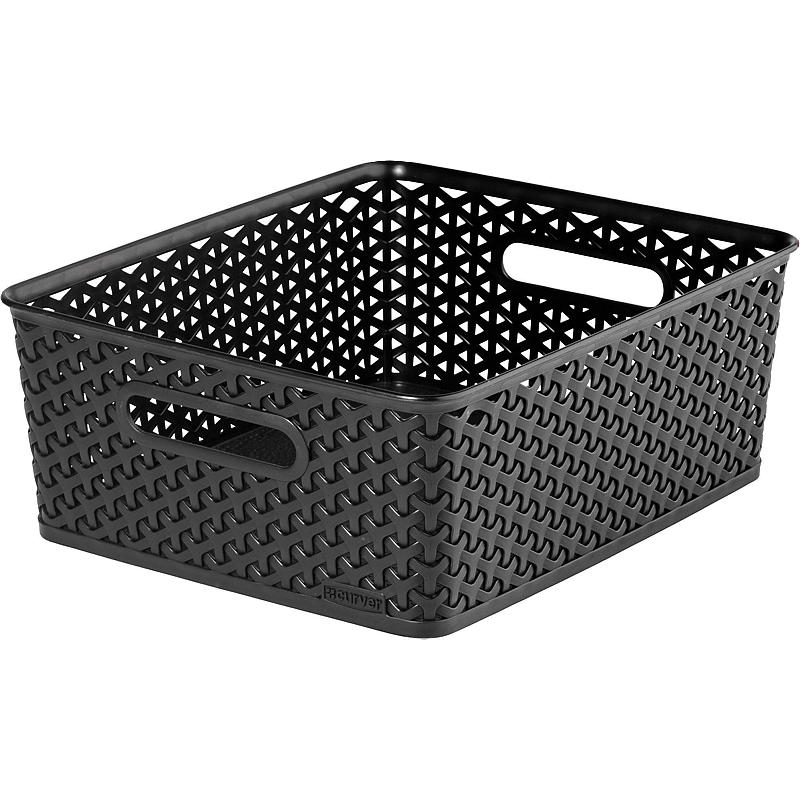 Curver Oppbevaringskurv 35,5x29,6x13,3 sort My Style