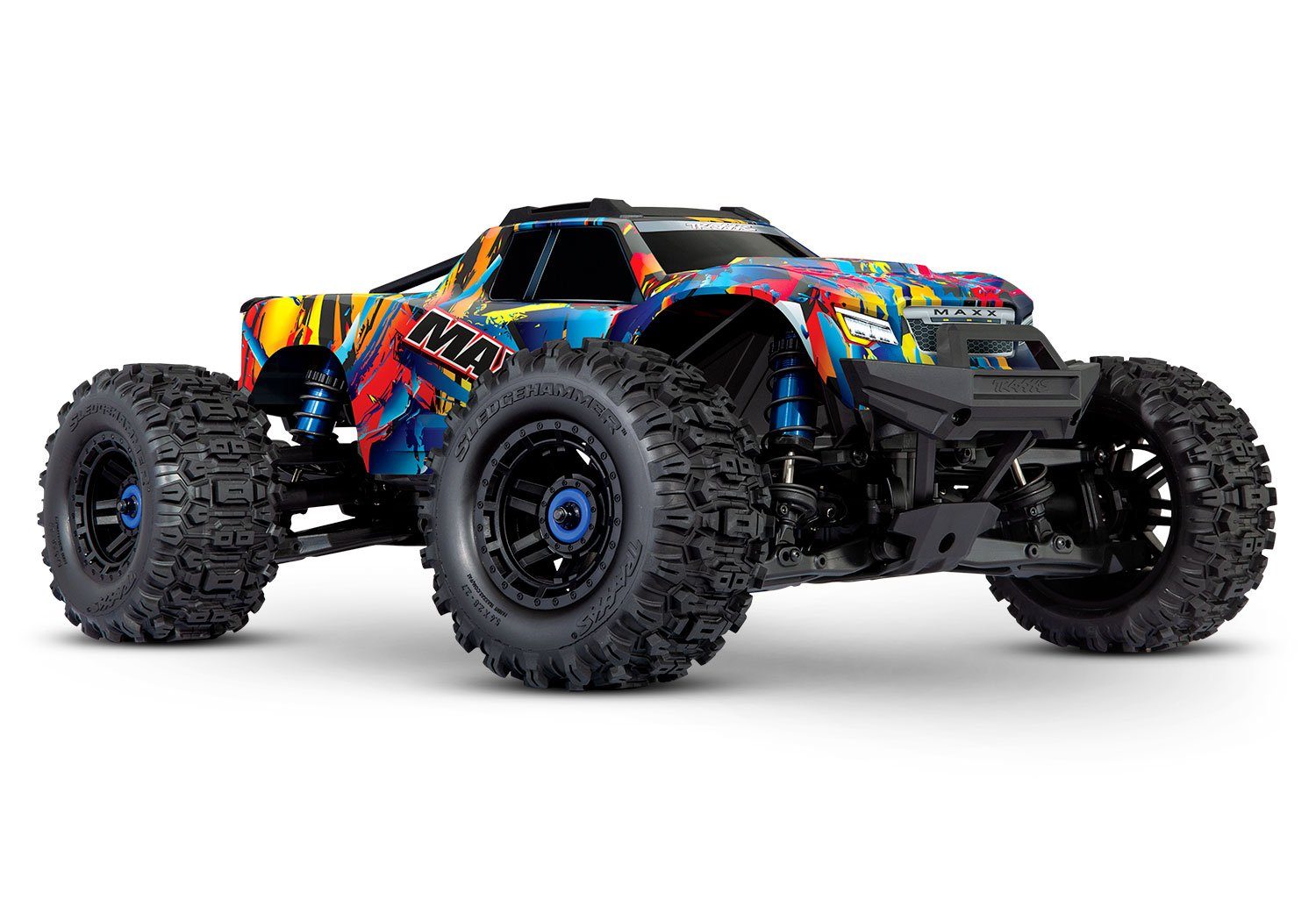 Traxxas RC-Auto Traxxas RC Monstertruck Wide MAXX 1:10 RTR TSM Brushless Rock N Roll