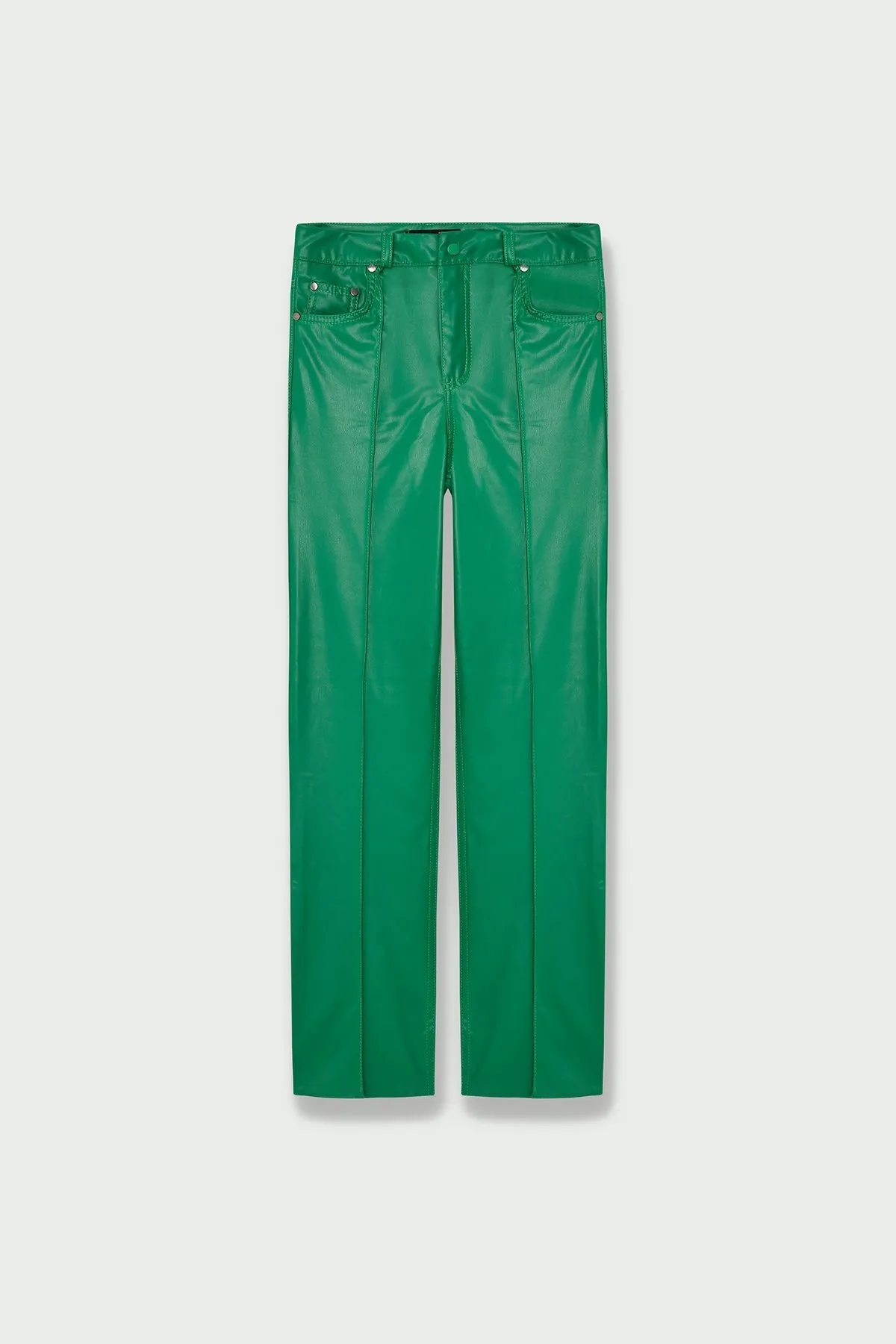 VATKALI  Gerade Lederhose Grün