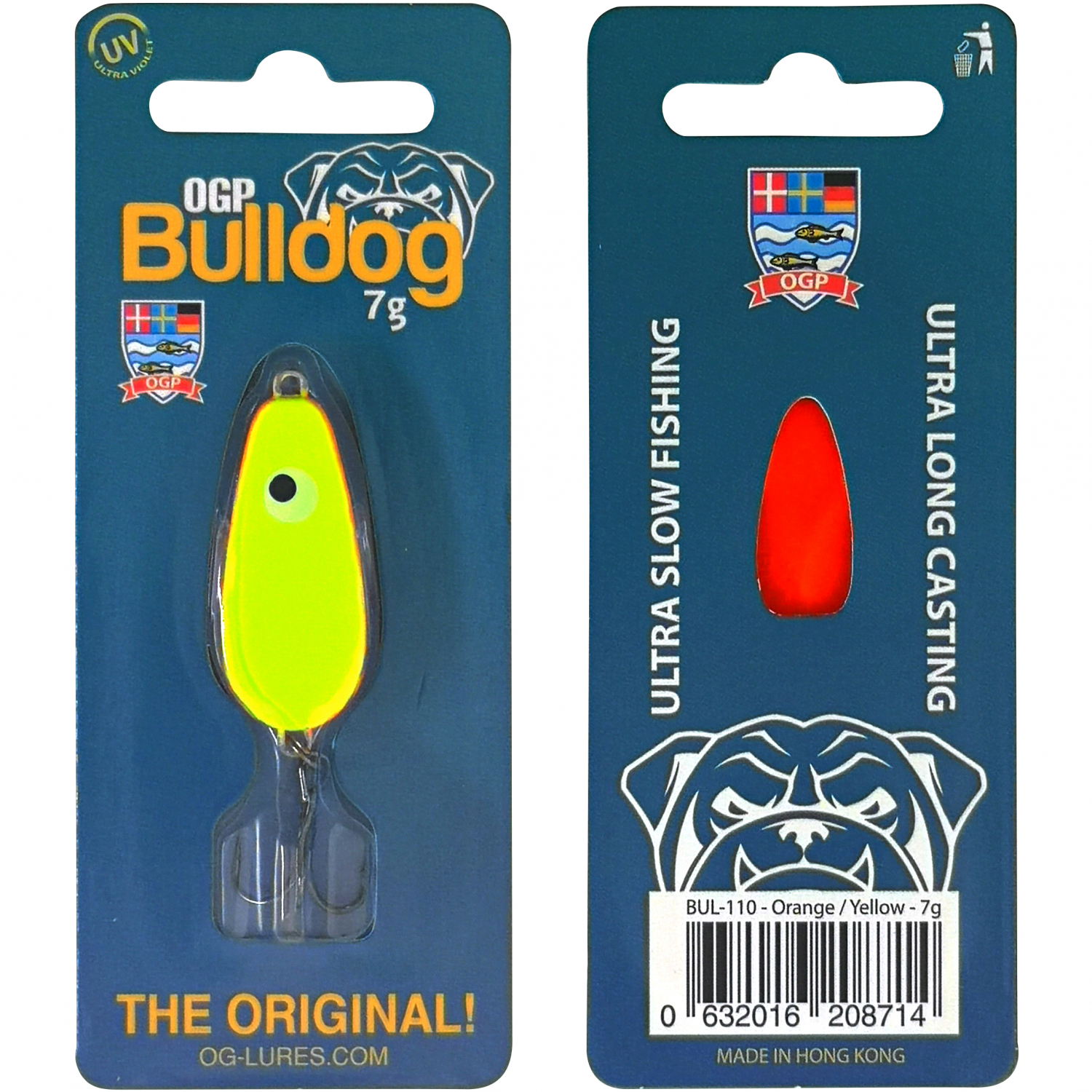 OGP Blinker Bulldog (Orange / Yellow, 7 g)