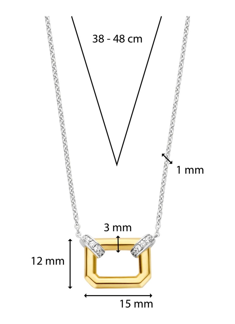 TI SENTO - Milano Silver Necklace 34027ZY