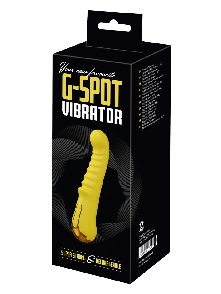 Your new favorite Vibrator G-Spot Vibrator in gelb günstig kaufen 20 cm