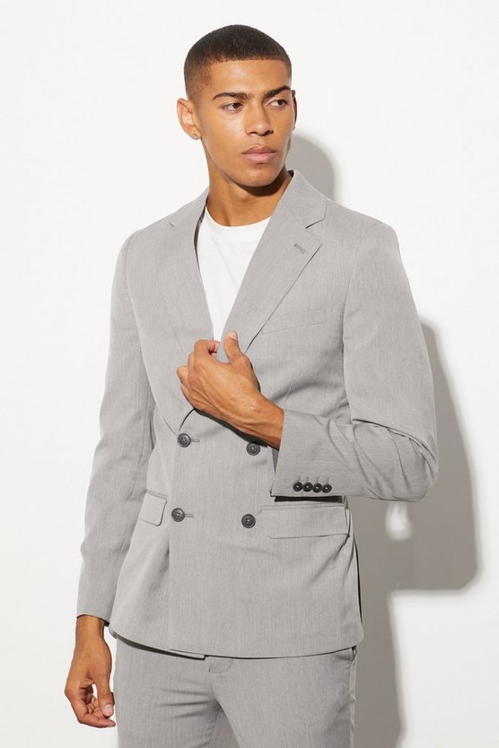 Zweireihige Super Skinny Anzugjacke