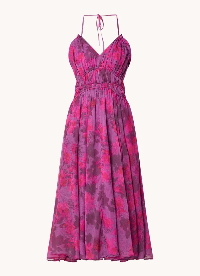 Vestido midi Arla Hallie con estampado floral de French Connection