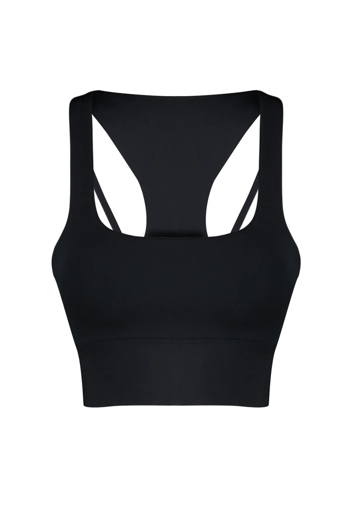 Trendyol Collection  Hochwertiger gestrickter Sport-BH mit Neckholder in Schwarz, unterstützt/formend am Rücken und detailliertem Neckholder THMSS24SS00011