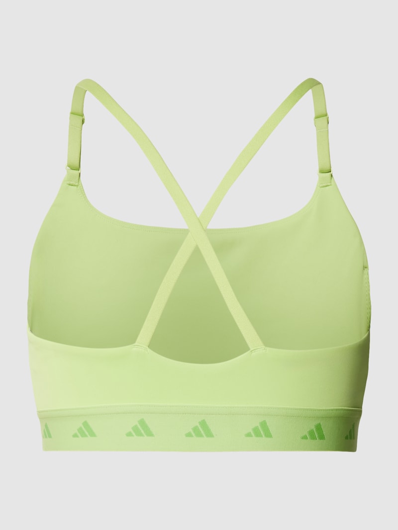 Sport-BH mit Cut Out in neon grün