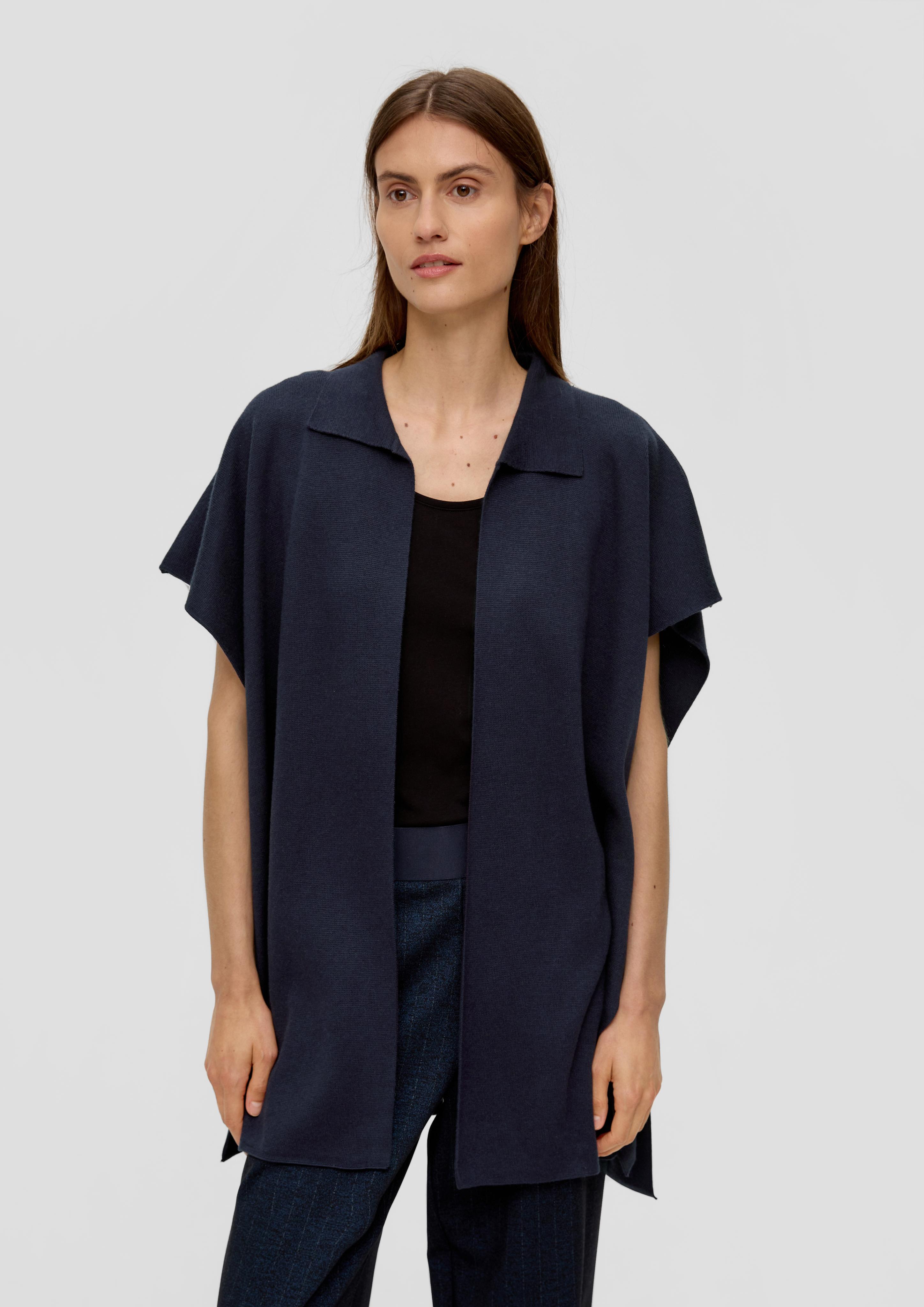 Strickponcho aus Viskosemix  2135009-5959