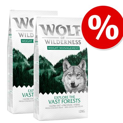 2 x 12 kg Wolf of Wilderness 