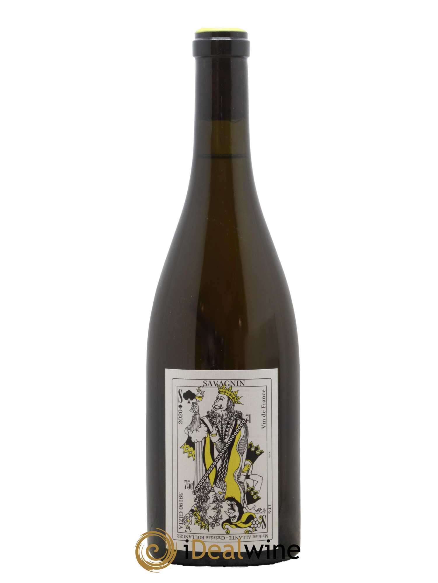 Vin de France Savagnin Allante Boulanger  2020 - Lot de 1 Bouteille