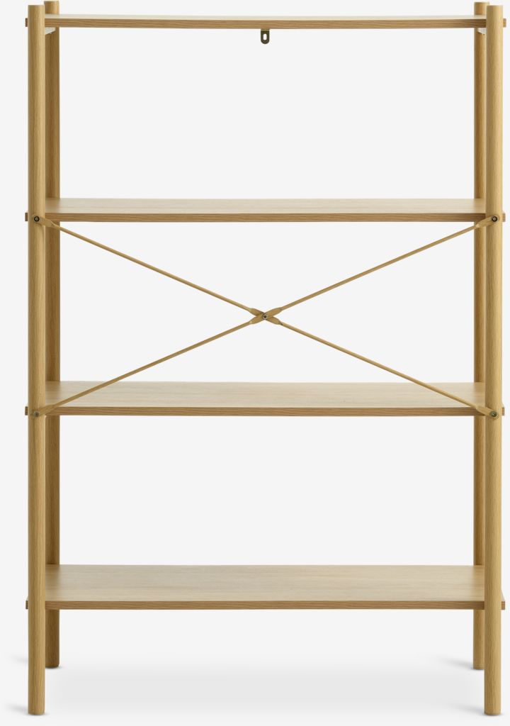 LINDVED Regał LINDVED 4 półki w kolorze dębu