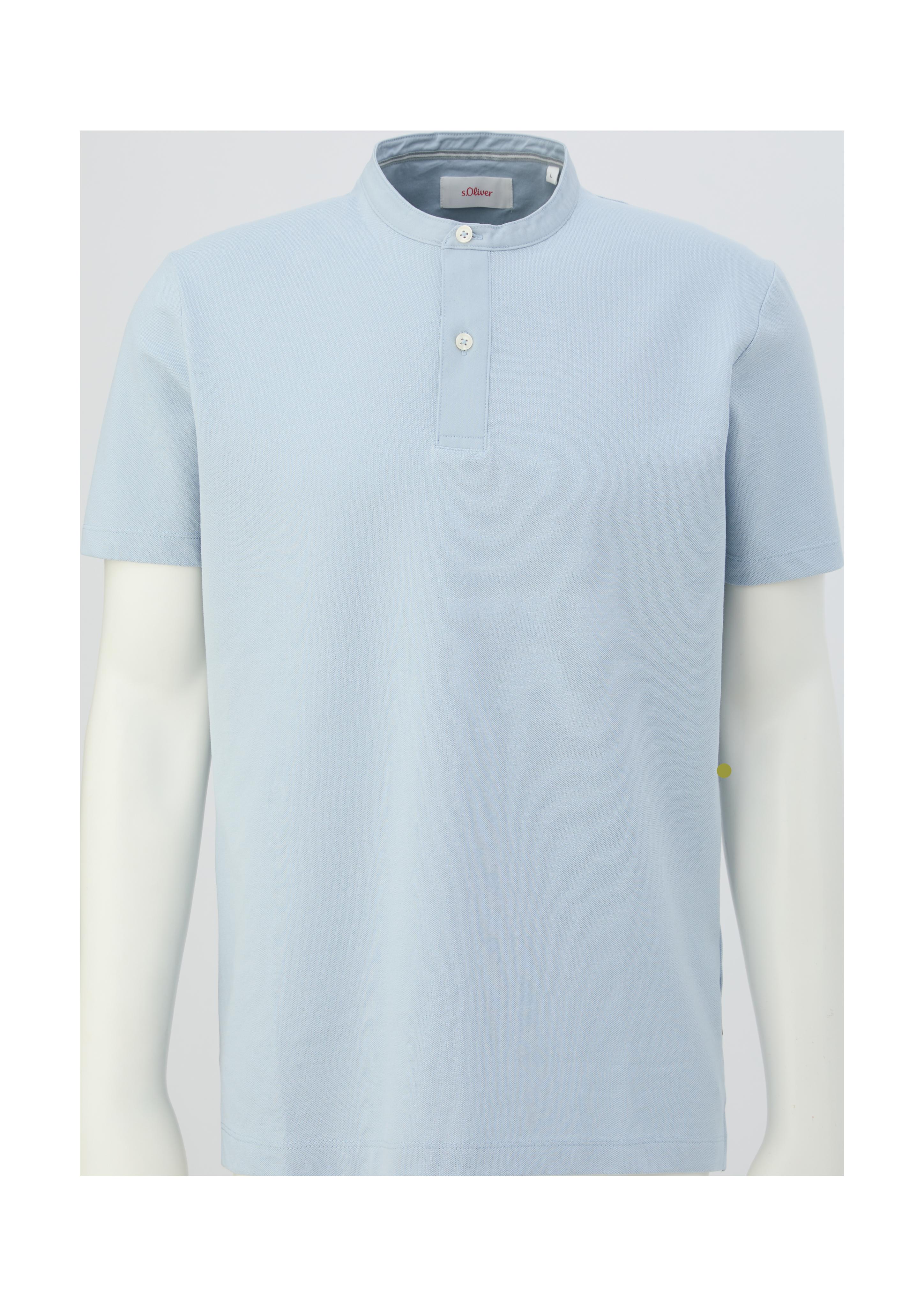T-Shirt mit Henleyausschnitt  2132945-5092