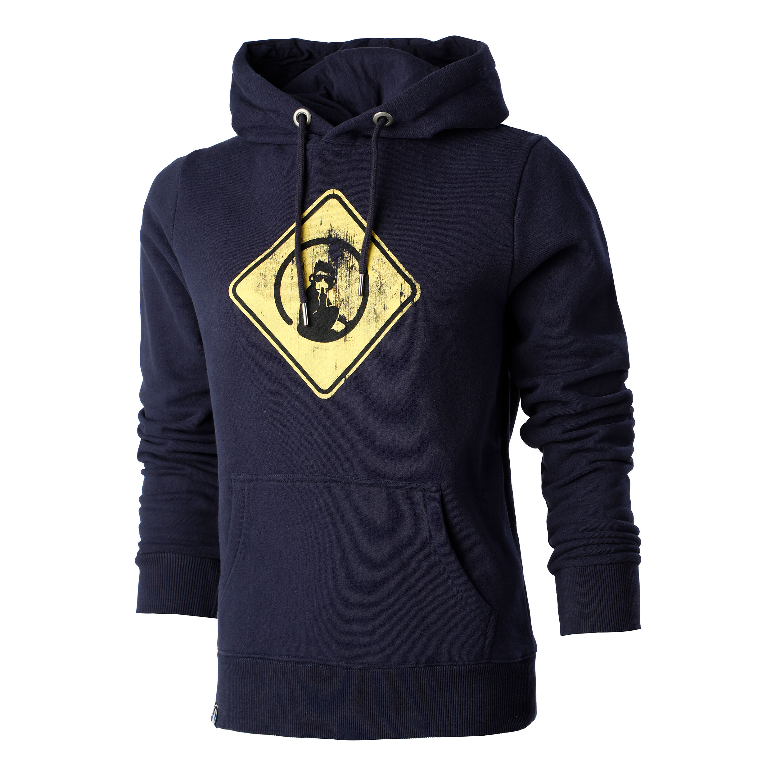Australia Road Sign Hoody Damen - Dunkelblau, Gelb