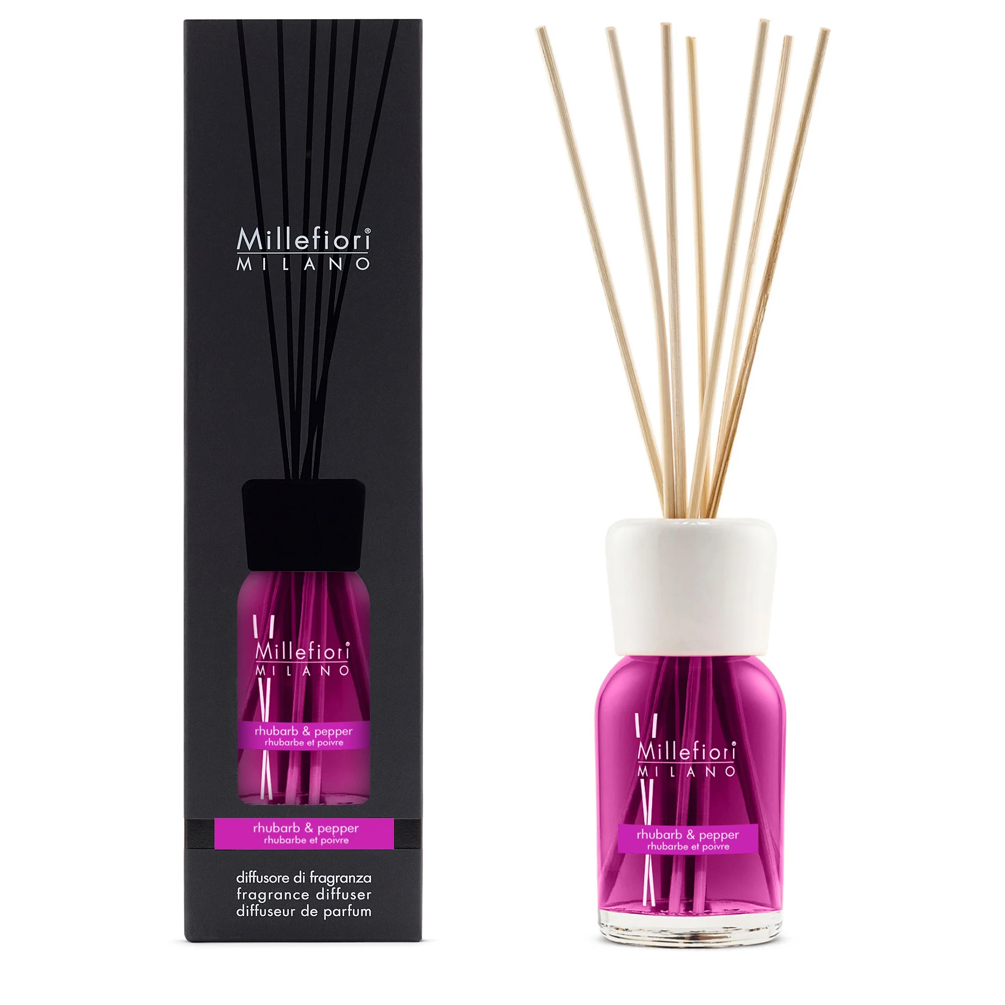 Millefiori Milano Rabarber & Peppar - Doftspridare
