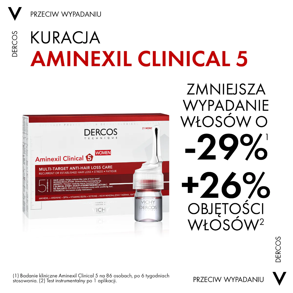 Vichy Dercos Aminexil Clinical tretman za gubitak kose za žene