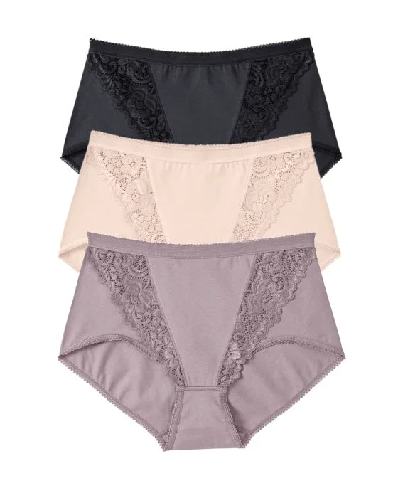 Lot de 3 culottes maxi assorties