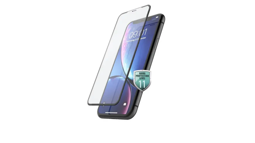 Hama 3D-Full-Screen-Schutzglas für Apple iPhone XR/11, Schwarz