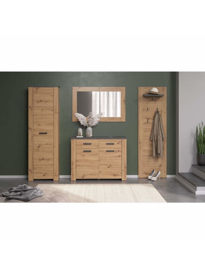 ebuy24 Garderobenmöbel Follow Eiche 270 x 35 cm günstig kaufen onesize
