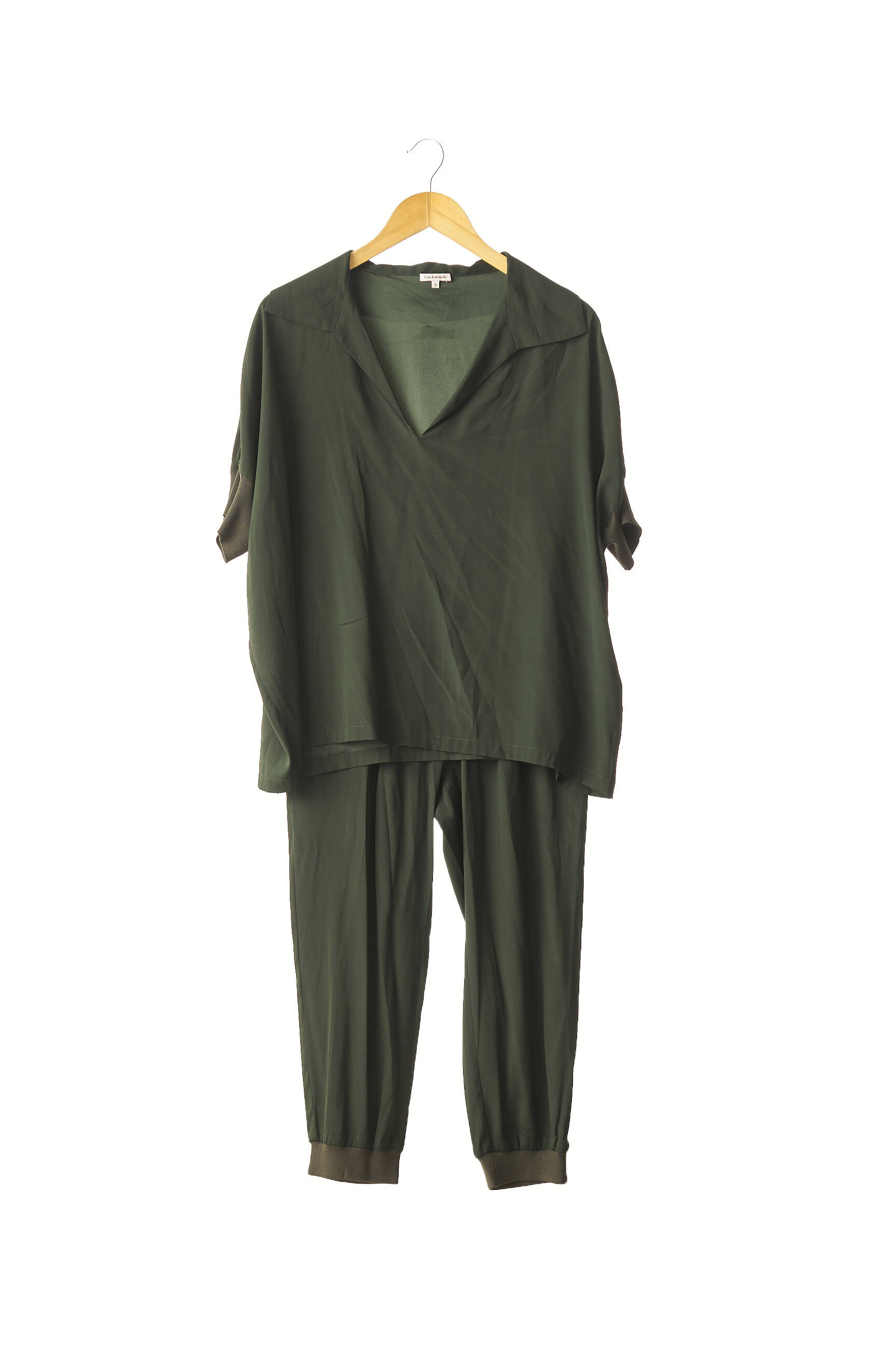 P A R O S H Ensembles Pantalon Femme couleur vert