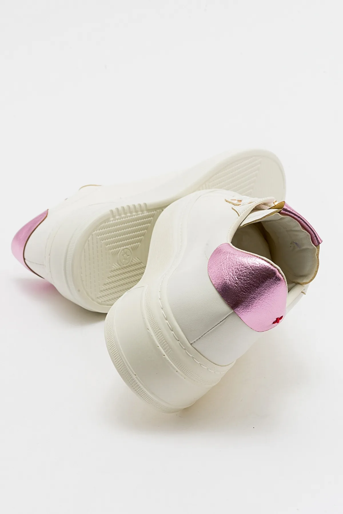 LuviShoes  GRAU Weiße Sport-Sneaker für Damen
