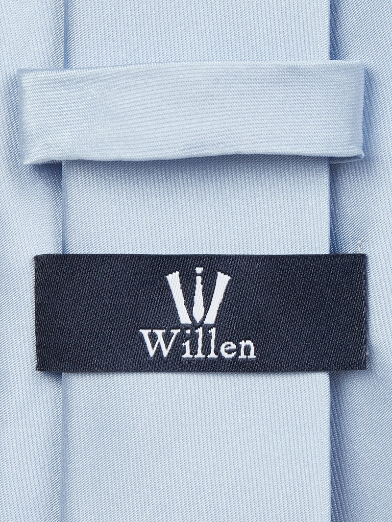 Krawatte aus Seide (7 cm) in bleu