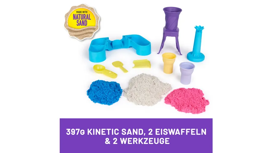 Kinetic Sand Softeis Station