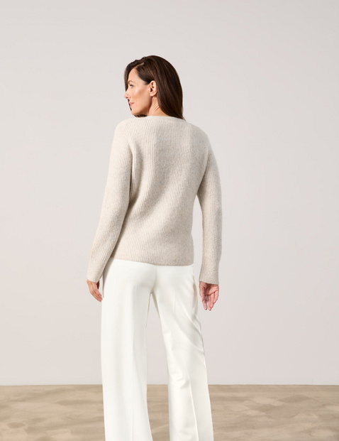 Pullover mit Wollanteil