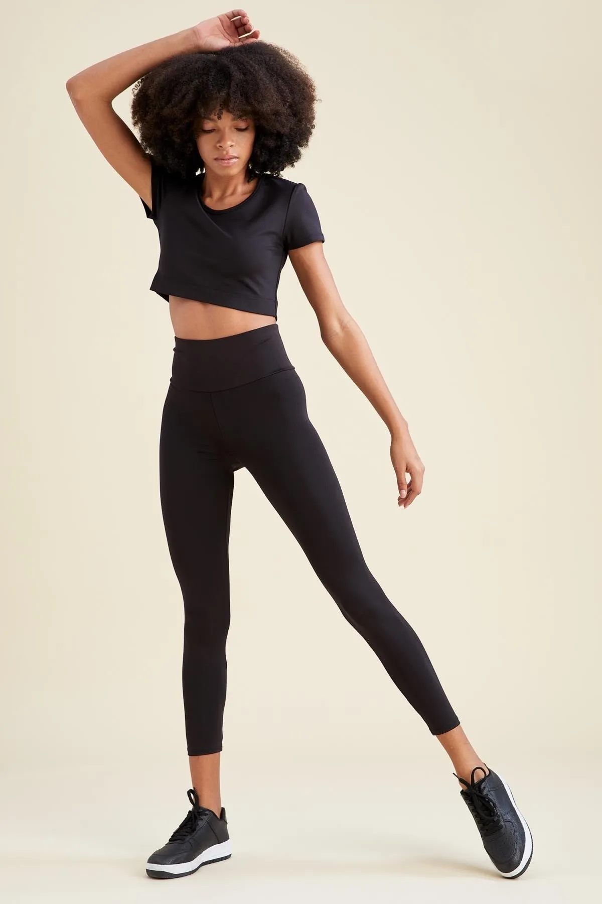 DeFacto  Passform: Standard-Fit-Sportstrumpfhose mit hoher Taille