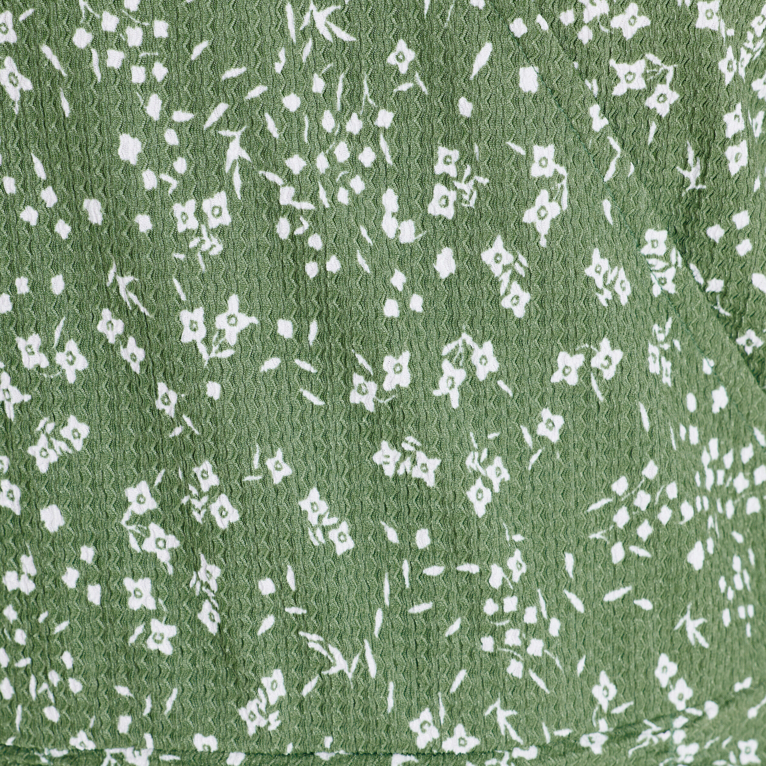 Blouse manches courtes vert femme | Cache Cache