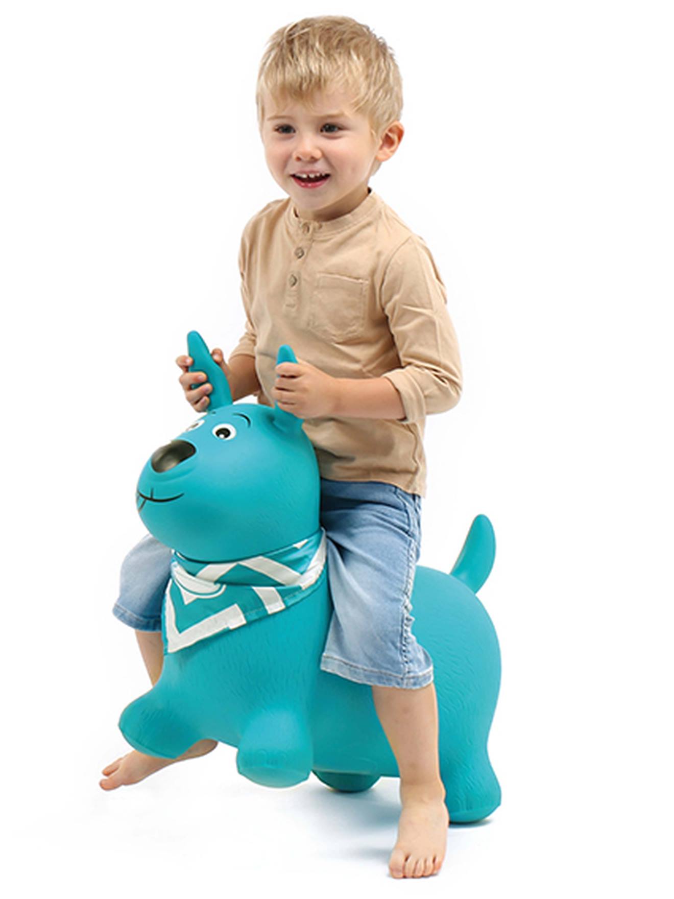 Ludi Baby Hüpftier HUND LUDI - hellrosa