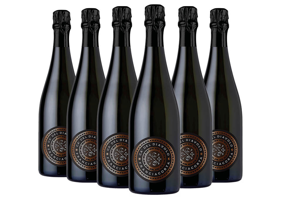 Franciacorta Brut DOCG Ca' del Diavolo 6 bouteilles de 0,75 ℓ