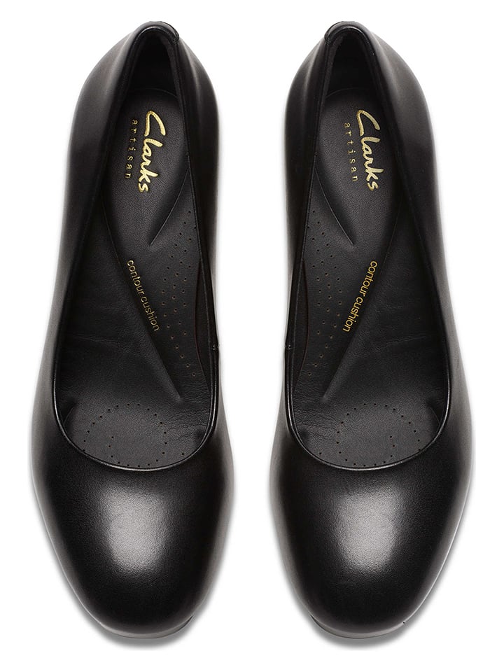 Clarks Leder-Pumps 