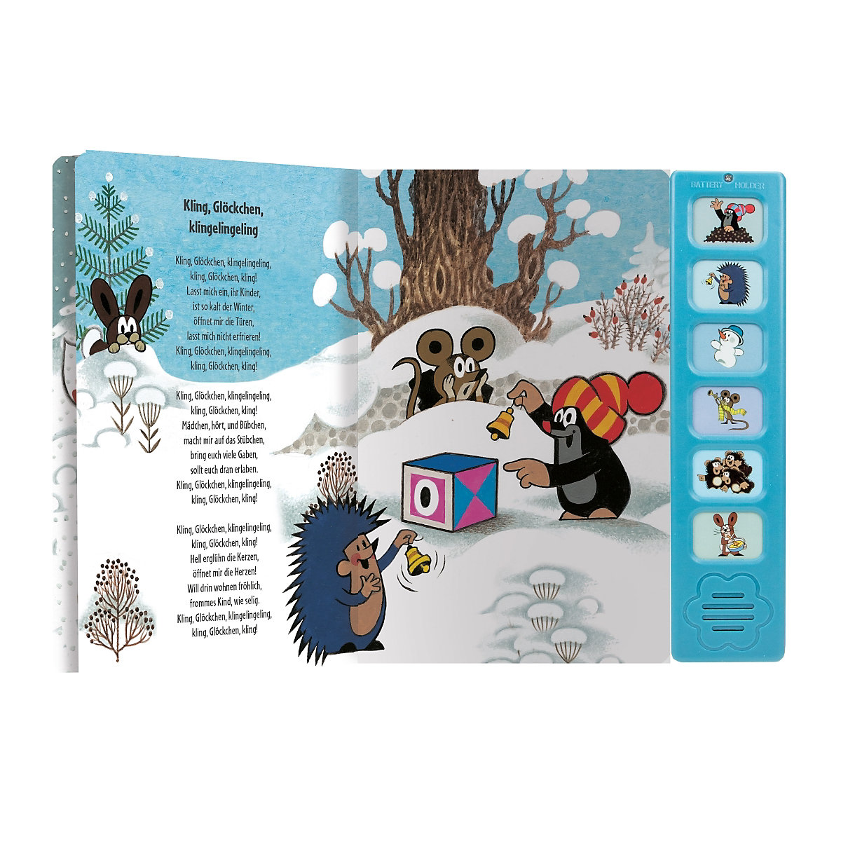 Der kleine Maulwurf: Weihnachtslieder, Soundbuch mit Liedern
