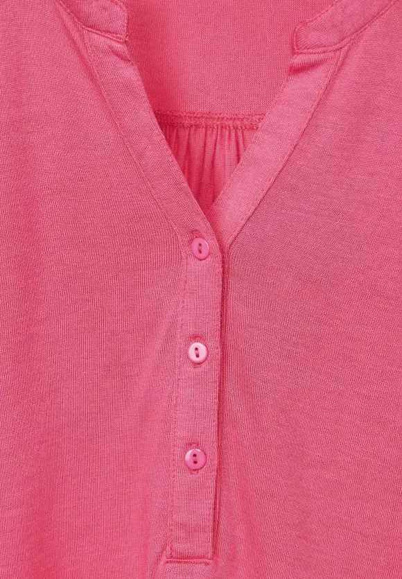 Street One Jersey Shirt mit Knopfleiste