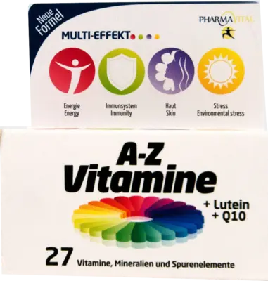 PHARMAVITAL A-Z Vitamine Lutein Q10 Tabletten  60 St  Tabletten