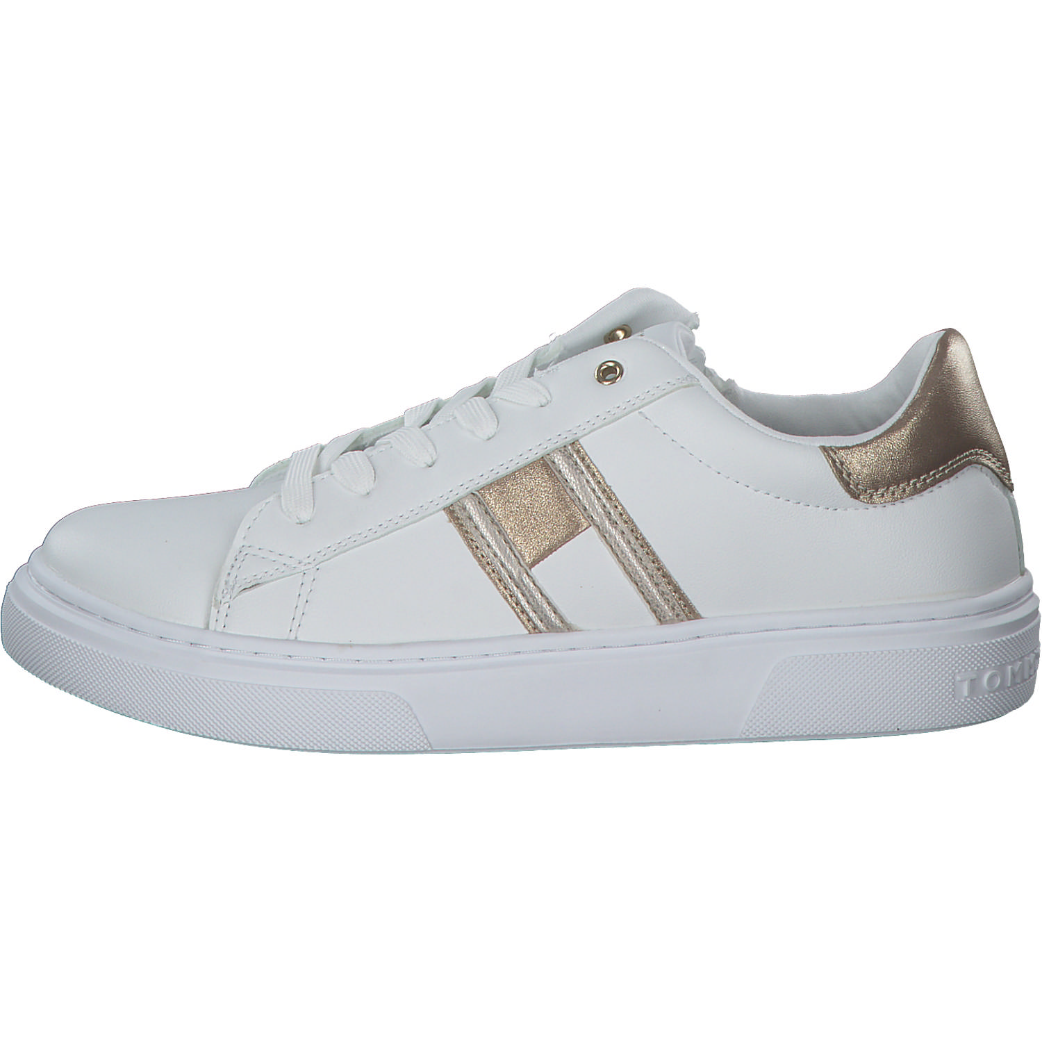 Tommy Hilfiger T3A9-32703, Schnürschuhe, Kinder, bianco/platino