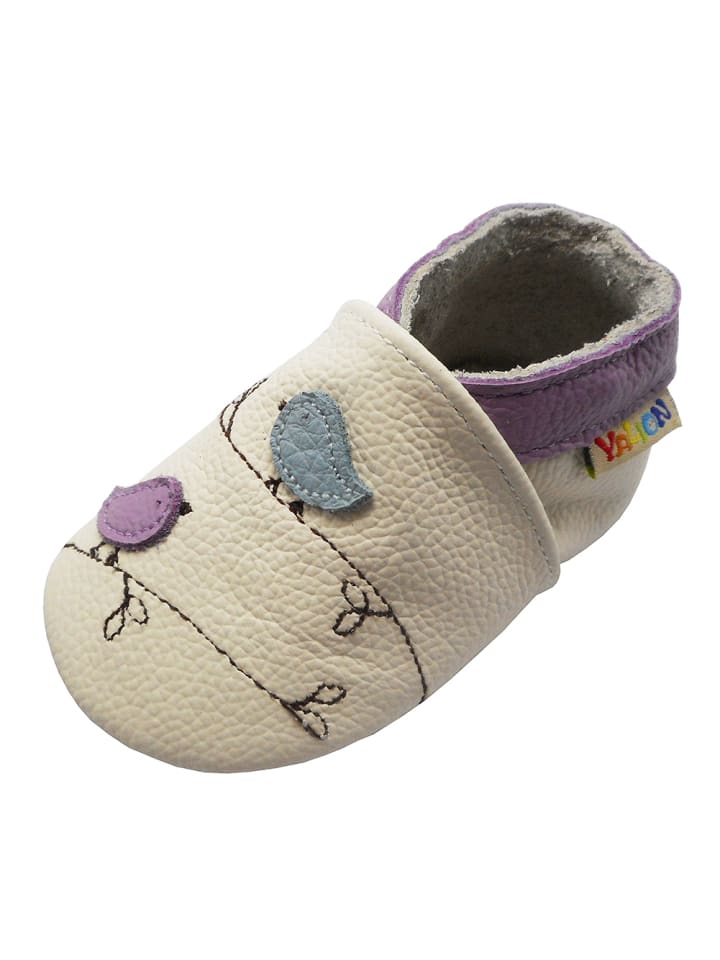 Yalion Leder-Krabbelschuhe 